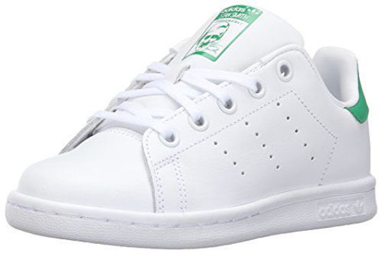 Picture of adidas Originals Stan Smith Sneaker, White/White/Green, 1 US Unisex Little Kid - Size: 1 Little Kid