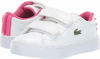 Picture of Lacoste Girls' Straightset Sneaker white/dark pink 7. Medium US Toddler - Size: 7 Toddler