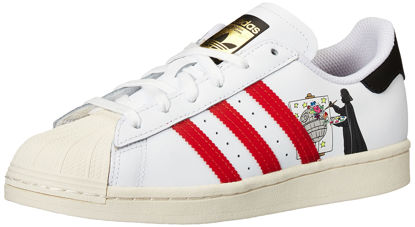 Picture of adidas Originals unisex-baby Superstar Elastic White/Scarlet/Chalk White 6K - Size: 6 Infant