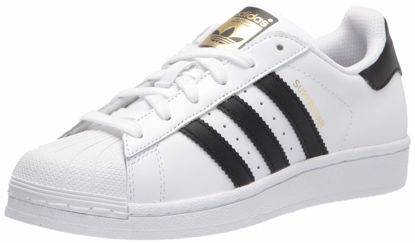 Picture of adidas Originals Superstar C Basketball Shoe (Little Kid),White/Black/White,11 M US Little Kid - Size: 11 Little Kid