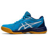 Picture of ASICS Kid's Upcourt 5 Grade School Volleyball Shoes, 4, Island Blue/White - Size: 4 Big Kid