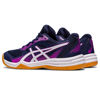 Picture of ASICS Kid's Upcourt 5 Grade School Volleyball Shoes, 2.5, Peacoat/Orchid - Size: 2.5 Big Kid