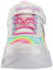 Picture of Skechers Kids Flutter Heart Lights-Groovy Sneaker, White/Multi, 8 US Unisex Toddler - Size: 8 Toddler