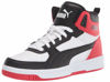 Picture of PUMA Men's Rebound Joy Mid Lace Up Sneaker Rd/Blk/Wht 10.5 Medium US - Size: 10.5