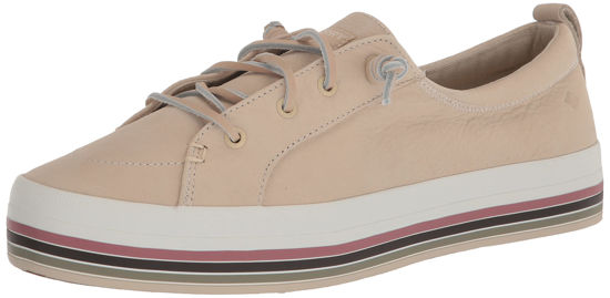 Picture of Sperry Women's Crest Vibe Platform Sneaker, Cream Stripe, 6.5 - Size: 6.5