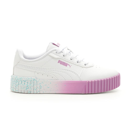 Picture of PUMA Carina Sneaker, White White-Mauve Pop, 10.5 US Unisex Little Kid - Size: 10.5 Little Kid