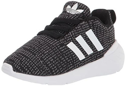 Picture of adidas Originals Kids Swift Run 22 Sneaker, Black/White/Grey, 10 US Unisex Toddler - Size: 10 Toddler