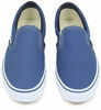 Picture of Vans Unisex Adults Classic Slip-on Canvas Low Top Trainers, Navy Shoe White Sole, 5 M US - Size: 5