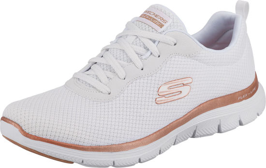 Picture of Skechers Women's Sport Low-Top Sneakers, White, 6 - Size: 6