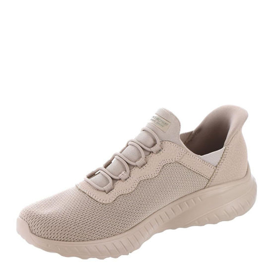 Picture of Skechers Bobs SlipIns Squad ChaosDaily Inspiration Womens Sneaker 95 BM US Tan - Size: 9.5