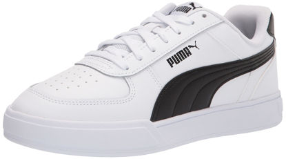 Picture of PUMA Men's Caven Sneaker, White Black Black, 7 - Size: 7