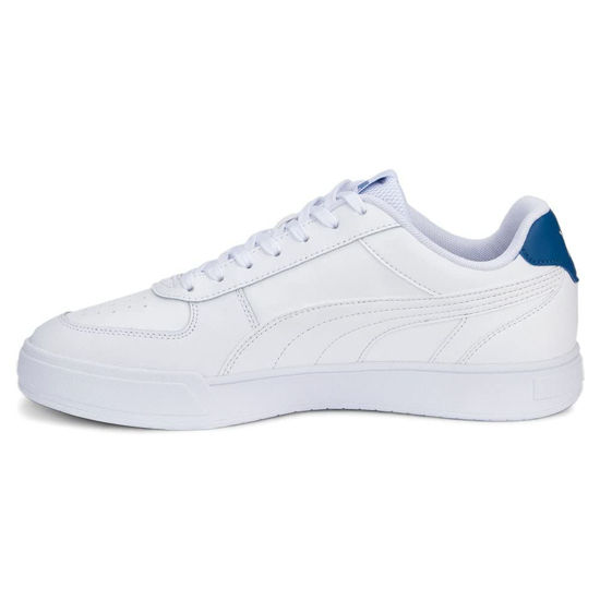 Picture of PUMA Mens Puma Caven Shoes, Size: 11 M US, Color: Puma White/Puma White/Lake Blue - Size: 11