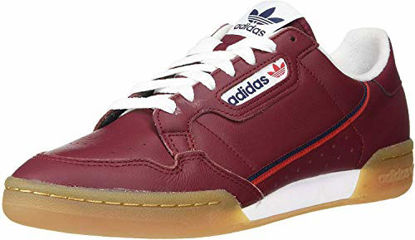 Picture of adidas Originals Men's Continental 80 Sneaker Burgundy/Collegiate Navy/Scarlet, 7.5 M US - Size: 7.5