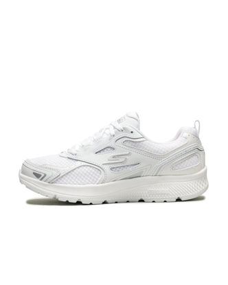 Picture of Skechers womens Consistent Sneaker, White/Silver, 5.5 Wide US - Size: 5.5 Wide