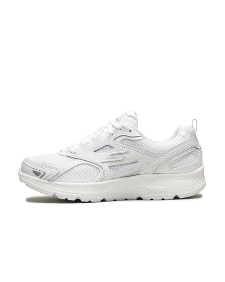 Picture of Skechers womens Consistent Sneaker, White/Silver, 5.5 Wide US - Size: 5.5 Wide