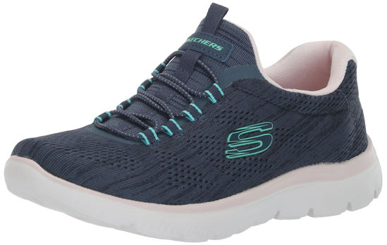 Picture of Skechers Sport Women's Women's Summits Fun Flare Sneaker, NVMT=Navy Multi, 12 - Size: 12