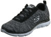 Picture of Skechers womens Flex Appeal 2.0 Sneaker, Black/White Multi, 9.5 Wide US - Size: 9.5 Wide