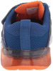 Picture of Saucony Boys' Flash Glow JR Sneaker, Blue/Orange, 9 W US Toddler - Size: 9 Wide Toddler