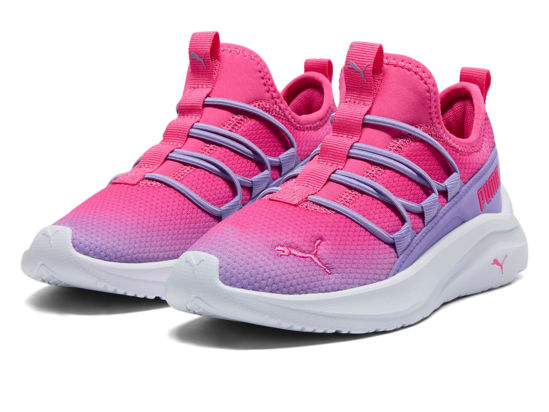 Picture of PUMA One4All Sneaker, Glowing Pink-Lavender Alert White, 2.5 US Unisex Little Kid - Size: 2.5 Little Kid