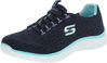 Picture of Skechers Sport Women's Rock Around Fashion Sneaker,Navy/Aqua,5.5 M US - Size: 5.5