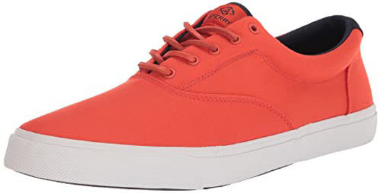 Picture of Sperry Men's Striper II CVO Seacycled Sneaker, Orange, 13 - Size: 13