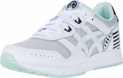 Picture of ASICS Lyte Classic Womens Shoes Size 9, Color: White/White/Mint - Size: 9