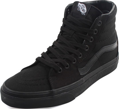 Picture of Vans Adult Unisex Sk8-Hi Shoes, Size 8/9.5, Color (BJ4) Black/Black/Black - Size: 9.5 Women/8 Men