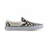 Picture of Vans Unisex Adults' Classic Slip On, Black And White Checker/White, 10 UK - Size: 11