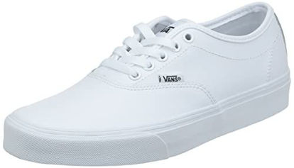 Picture of Vans Men's Doheny Decon Suede Sneaker, Tumble Leather White White, 6.5 - Size: 6.5