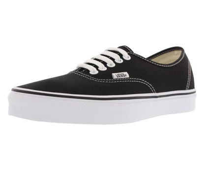 Picture of Vans U Authentic, Unisex Adults’ Sneakers Black/White - Size: 12.5 Women/11 Men