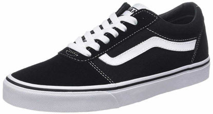 Picture of Vans Men's Ward Sneaker, Suede Canvas Black White, 13 M US - Size: 13