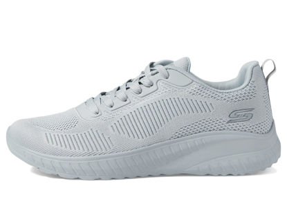 Picture of Skechers womens Sport - Squad Chaos - Face Off, Light Gray, 6.5 - Size: 6.5