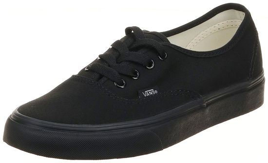 Picture of Vans Authentic, Black/Black, Size 11 Men/ 12.5 Woman - Size: 12.5 Women/11 Men