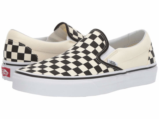 Picture of Vans Classic Slip-On, Black Off White Checkerboard Size 12 Women/10.5 Men - Size: 10.5