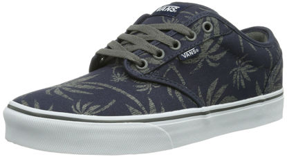 Picture of Vans Men's Atwood Canvas Trainers, Navy Charcoal, 10 - Size: 10