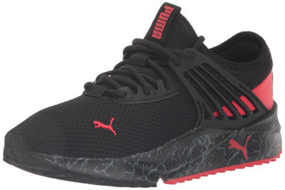 Picture of PUMA Pacer Future Marble Mens Sneaker 10 DM US BlackHigh Risk RedCastlerock - Size: 10