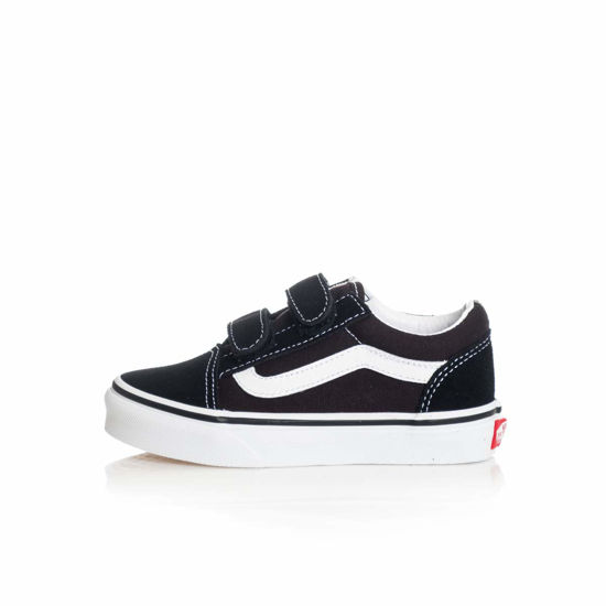 Picture of Vans - Kids Old Skool Shoes, Color Black/True White, Size: 2.5 M US Little Kid - Size: 2.5 Little Kid