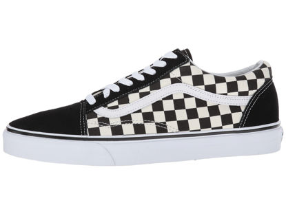 Picture of Vans Old Skool Unisex Adults' Low-Top Trainers (9.5 B(M) US Women / 8 D(M) US Men, Primary Check Black/White) - Size: 9.5 Women/8 Men