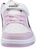 Picture of PUMA Kids Rebound Layup Hook and Loop Sneaker, White Black-Grape Mist, 6 US Unisex Toddler - Size: 6 Toddler