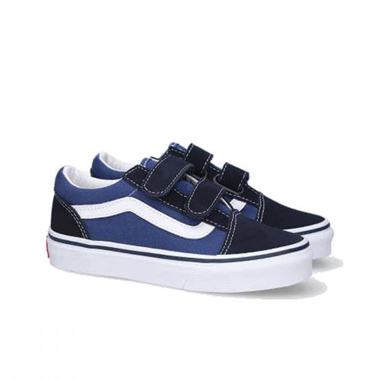 Picture of K Old Skool V(NWD) Navy/True White Size :11 - Size: 11 Little Kid