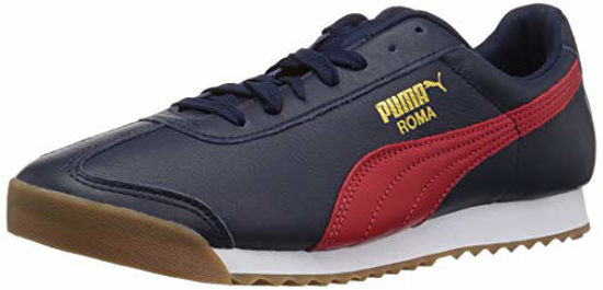 Picture of PUMA Men's Roma Basic Sneaker, Peacoat-Ribbon Red, 9 - Size: 9