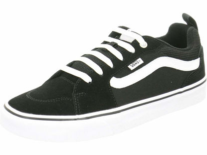 Picture of Vans Men's Fimore Trainers, Black Suede Canvas Black White, 9.5 - Size: 9.5