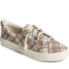 Picture of Sperry Women's Crest Vibe Seasonal Sneaker, Ivory Wool Plaid, 9 - Size: 9