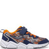 Picture of Saucony Flash Alternative Closure 3.0 Sneaker, Navy/Orange, 1 US Unisex Big Kid - Size: 1 Big Kid