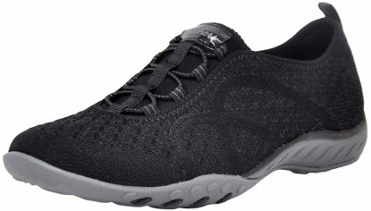 Picture of Skechers Sport Women's Breathe Easy Fortune Fashion Sneaker, Black/Charcoal 6.5 M US - Size: 6.5