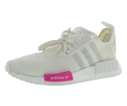 Picture of adidas NMD R1 GS Girls Shoes Size 5, Color: White/Pink - Size: 5 Big Kid