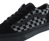 Picture of Vans Old Skool Gs Boys Shoes Size 5.5, Color: Reflective Checkerboard Black - Size: 5.5 Big Kid