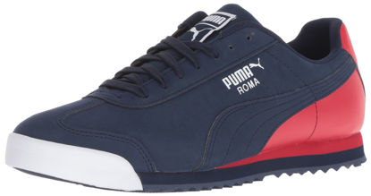 Picture of PUMA Men's Roma Basic Sneaker, Peacoat-Ribbon red White, 11 M US - Size: 11