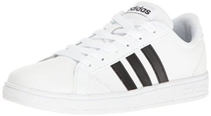 Picture of adidas Performance Unisex-Kids Baseline Sneaker, White/Black/White, 7 M US Big Kid - Size: 7 Big Kid