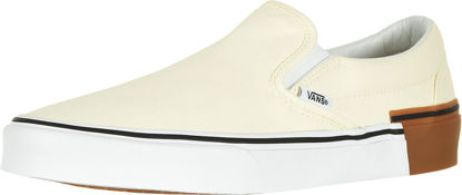 Picture of Vans Classic Slip ON Gum Block Classic White Men's Shoes (13 Women / 11.5 Men M US) - Size: 13 Women/11.5 Men